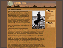 Tablet Screenshot of dannyroymusic.com